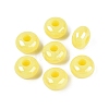 Opaque Acrylic European Beads OACR-E033-19G-1