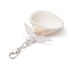 Angel Shell Pendant Decoration HJEW-JM02281-4