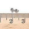 304 Stainless Steel Crimp Beads X-STAS-G361-02P-3