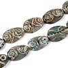 Tibetan Style dZi Agate Beads Strands G-N357-02A-01-2