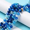 Natural Banded Agate/Striped Agate Beads Strands G-E605-A02-01B-2