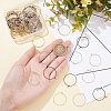 90Pcs 3 Style 316 Surgical & 304 Stainless Steel Wine Glass Charm Rings STAS-DC0002-59-2