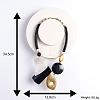 Boho Exaggerated Acrylic Geometric Bib Necklaces with Alloy Chains for Women WGBF397-02-2