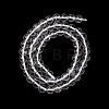 Round Natural Grade A Quartz Crystal Beads Strands G-H1648-6mm-01N-A-5