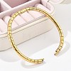 Texture 304 Stainless Steel Bangles for Women BJEW-Z092-14G-3