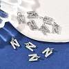 SHEGRACE Brass Micro Pave Clear Cubic Zirconia Pendants XGRQ29622-394P-N-4