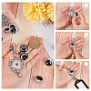 DIY Interchangeable Dome Office Lanyard ID Badge Holder Necklace Making Kit DIY-SC0022-04E-3