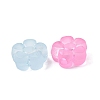 Frosted Transparent Acrylic Beads FACR-C001-01F-2