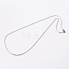 304 Stainless Steel Cable Chain Necklaces STAS-O056-12-2