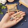 Tibetan Style Alloy 3 Hole Guru Beads FIND-TAC0017-34A-6
