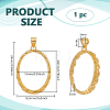 1Pc Sterling Silver Basket Pendant Settings STER-BC0003-15B-G-2