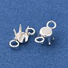 Ion Plating(IP) 304 Stainless Steel Charms Rhinestone Claw Settings STAS-U025-04A-S-2