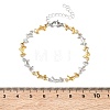 Women's 304 Stainless Steel Dolphin Link Chains Bracelets BJEW-G790-02GP-5