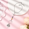 Tree of Life Alloy Pendant Decorations HJEW-JM04556-1
