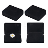 Flocking Jewelry Boxes for Badge CON-WH0112-067B-1
