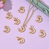 SHEGRACE Brass Micro Pave Cubic Zirconia Pendants XGRQ3D664-464G-5