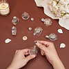 Virgin Mary Decorated Glass Empty Holy Water Bottles for Religious AJEW-WH0410-374A-3