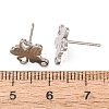 304 Stainless Steel Stud Earring Findings SA-CBA4E98-01H-P-3