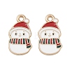 Christmas Alloy Enamel Pendants FIND-I067-02KCG-05-1