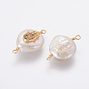 Natural Pearl Links connectors PEAR-L027-20A-2