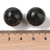 Natural Kambaba Jasper No Hole Sphere Beads G-K353-04D-42-3