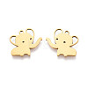 201 Stainless Steel Pendants STAS-T073-39G-1