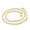 Rack Plating Brass Round Snake Chain Necklaces for Women NJEW-C059-27G-1