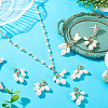 6Pcs Natural Cultured Freshwater Pearl Rice Beaded Pendants PALLOY-TA00380-7