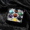 Natural & Synthetic Gemstone Healing Round Ornaments AJEW-FS0001-13B-7