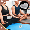 Heart Natural Selenite Decorative Bowls AJEW-WH0460-043A-5