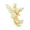 Angle Charms Brass Pendants KK-H529-33G-1