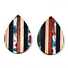 Resin & Walnut Wood Pendants RESI-N039-20-2