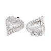 304 Stainless Steel Pendants Rhinestone Settings STAS-L317-48P-2
