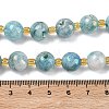Electroplated Natural Druzy Geode Crystal Beads Strands G-G459-02L-4