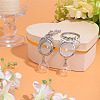 2Pcs Stainless Steel & Alloy Keychains KEYC-DR00023-4