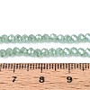 Electroplate Imitation Jade Glass Beads Strands EGLA-J025-F08-4