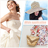 Braided Polyester Lace Ribbons SRIB-DR0001-03B-5