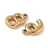 10Pcs 10 Styles 304 Stainless Steel Pendants STAS-K312-01G-2