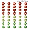 40Pcs 4 Styles Alloy Enamel Beads Caps ENAM-YW0003-97-3