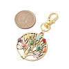 Tree of Life Alloy Pendant Decorations HJEW-JM01934-3