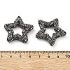 Star Shape Polymer Clay Rhinestone Beads CLAY-NH0001-06L-3