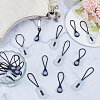 20Pcs 2 Styles Luminous PVC Plastic Replacement Zipper Puller Tabs FIND-CL0002-22-4