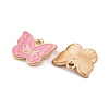 Light Gold Plated Alloy Enamel Pendants FIND-Q100-04KCG-02-2