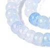 Ombre Effect Dyed Glass Beads Strands X-GLAA-Q106-05A-A15-3