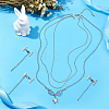 Brass Micro Pave Clear Cubic Zirconia Rectangle Chandelier Component Links FIND-UN00030-2