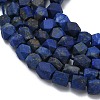 Natural Afghan Lapis Lazuli Beads Strands G-K365-H01-01-4