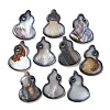 Dyed Natural Freshwater Shell Pendants BSHE-G034-11A-1