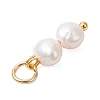 3Pcs Natural Cultured Freshwater Pearl Potato Pendants PALLOY-JF05105-01-5