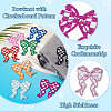 8Pcs 8 Colors Polyester Clothing Patches DIY-TA0015-31-4