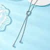 304 Stainless Steel Box Chain Lariat Necklaces NJEW-JN05886-1